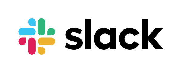 Logo of Slack, featuring a colorful design with interlocking shapes in blue, green, yellow, and red, representing collaboration and communication.